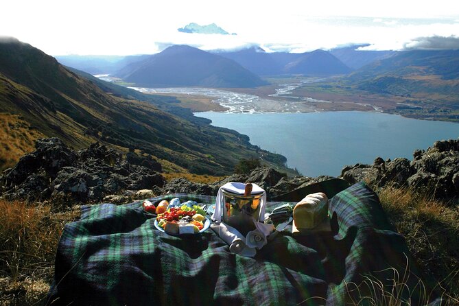Private Champagne Picnic on a Peak with Helicopter Ride - Landing on Cecil Peak for the main event