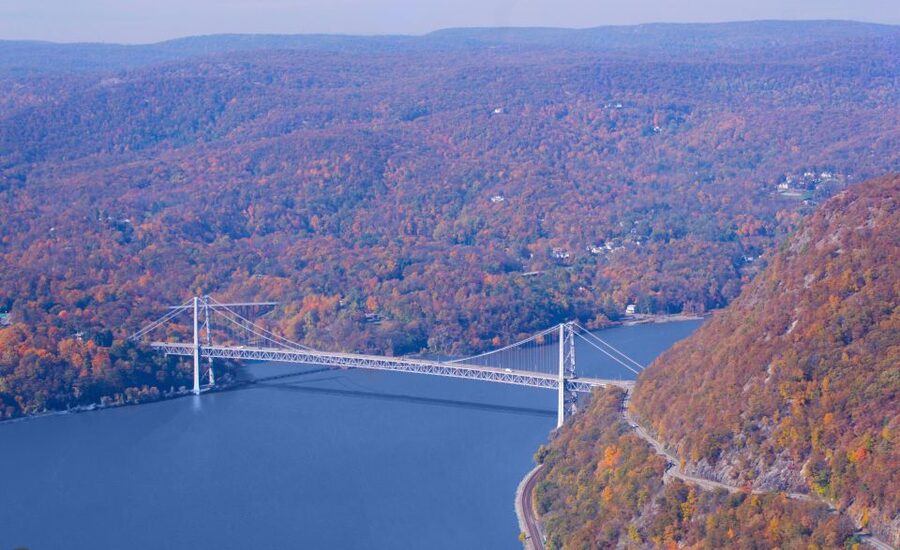 Private Fall Foliage Helicopter Tour of the Hudson Valley - Bear Mountain, Harriman State Park, and West Point