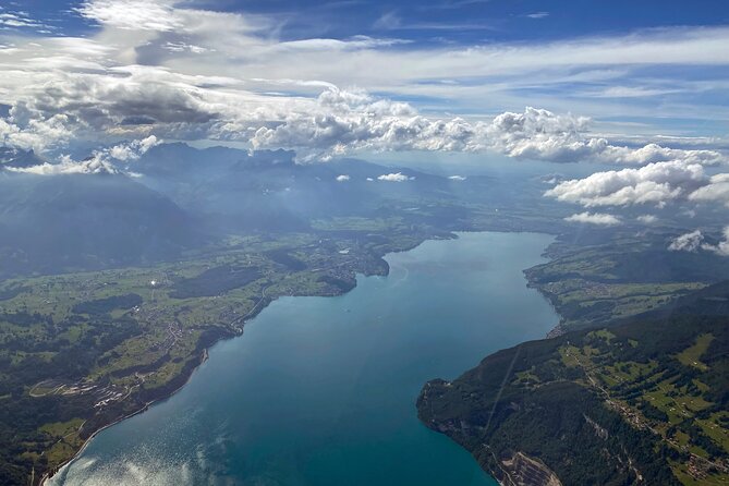 Private helicopter flight to Stockhorn mountain, with view to the Swiss Alps - Niesen, Switzerland’s Pyramid