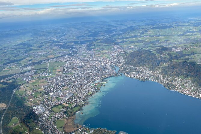 Private helicopter flight to Stockhorn mountain, with view to the Swiss Alps - Wimmis Castle and the Route Toward the Alps
