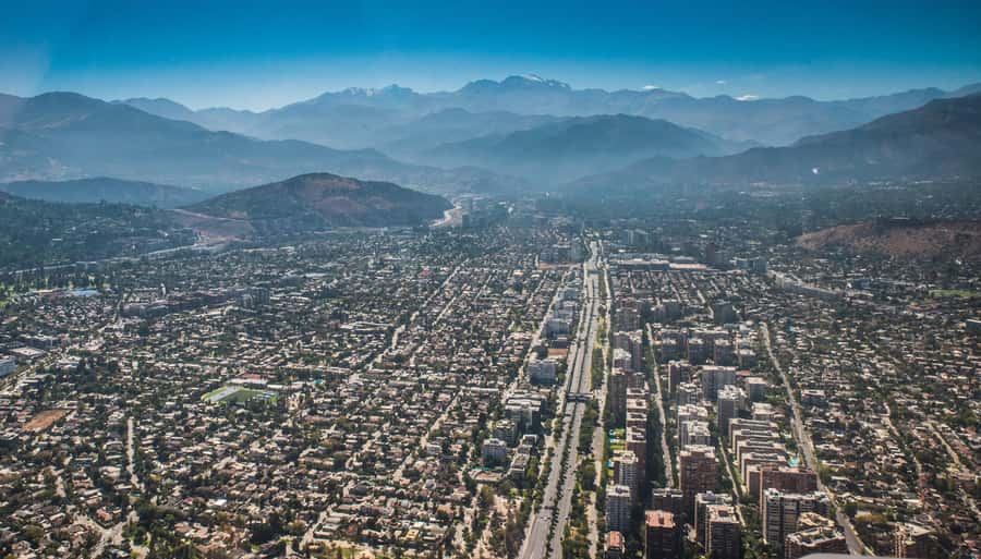 Private Helicopter Tour above Santiago with hotel transport - Hotel pickup makes a short tour easier