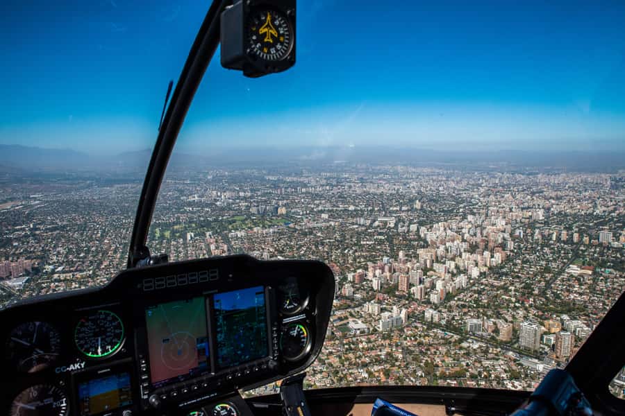 Private Helicopter Tour above Santiago with hotel transport - St. Cristobal Hill and the National Stadium