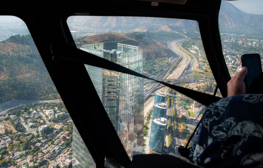 Private Helicopter Tour above Santiago with hotel transport - How the private format changes the experience
