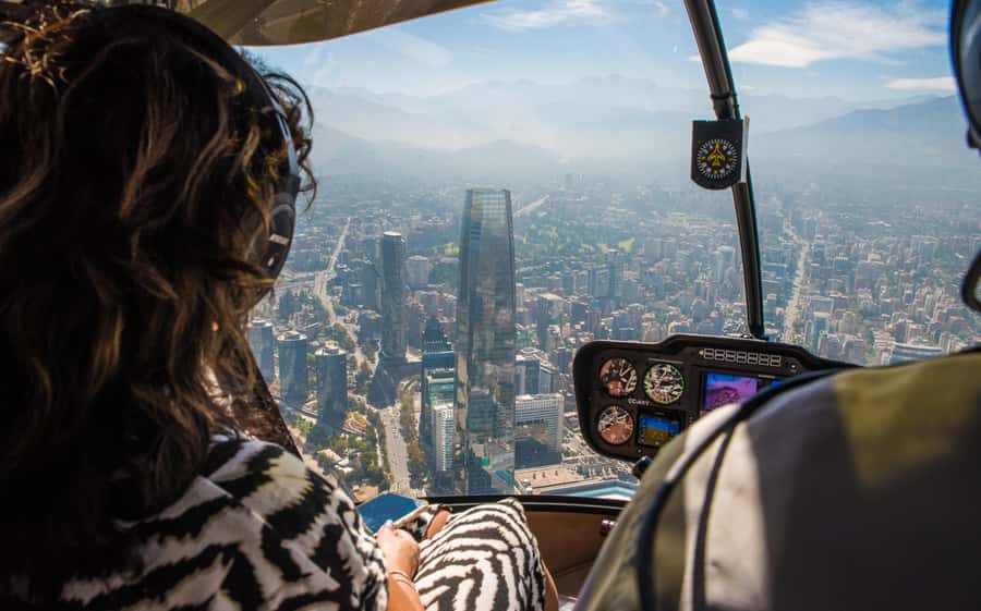 Private Helicopter Tour above Santiago with hotel transport - Is $473 per person good value?