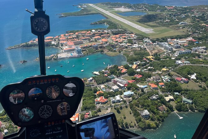 Private Helicopter Tour Grenada - Waterfalls, beaches, and the coast