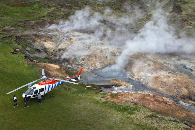 Private Helicopter Tour in Hengill Geothermal Area with Landing - Why Hengill works so well from the air