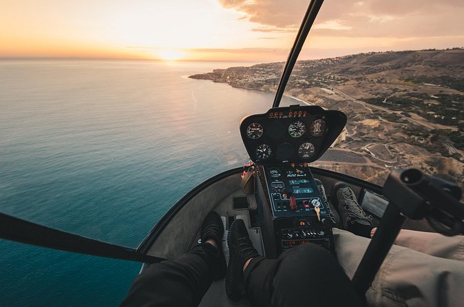 Private Helicopter Tour of Rancho Palos Verdes, Los Angeles, and Long Beach - Long Beach harbor and working waterfront