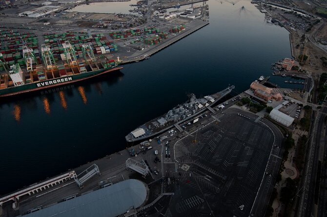 Private Helicopter Tour over Long Beach: See Catalina, Queen Mary - USS Iowa and the Vincent Thomas Bridge