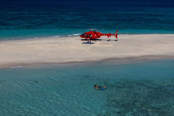 Private Helicopter Tour: Reef Island Snorkeling and Gourmet Picnic Lunch - Two hours for swimming, snorkeling, and doing very little