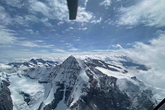 Private helicopter tour to the Swiss Alps - see the Eiger, Monch and Jungfrau - From Bern-Belp airport into the Bernese Oberland