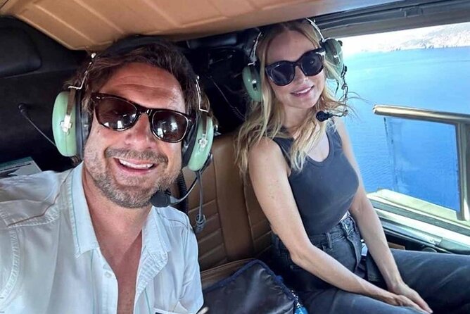 Private Helicopter Transfer from Milos to Santorini - Above the Aegean and the Cyclades