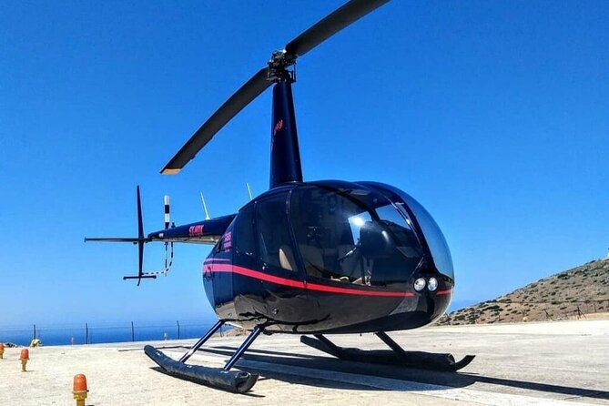 Private Helicopter Transfer from Mykonos to Santorini - Leaving Mykonos Without the Port Shuffle