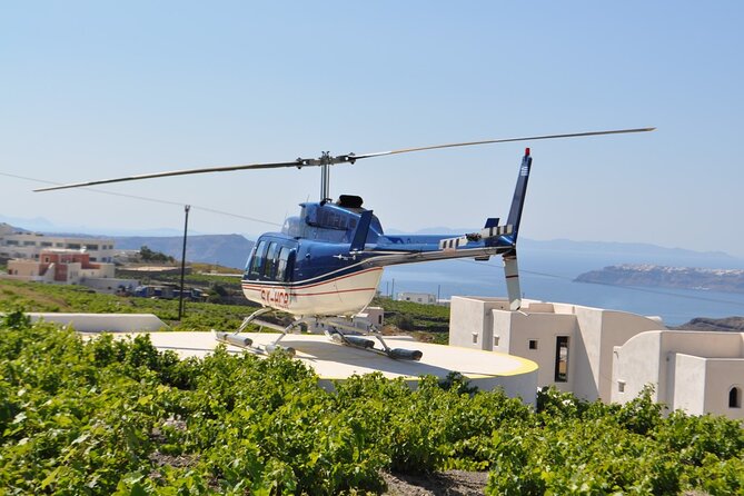 Private Helicopter Transfer from Santorini to Mykonos - Leaving Santorini without losing half a day