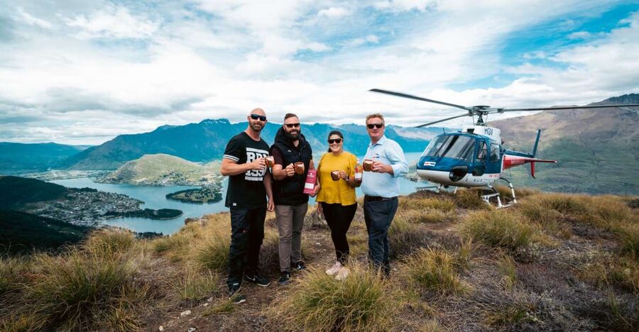Queenstown: Helicopter Flight and Gin Tasting Tour - Cardrona Valley: the tour shifts from air to road