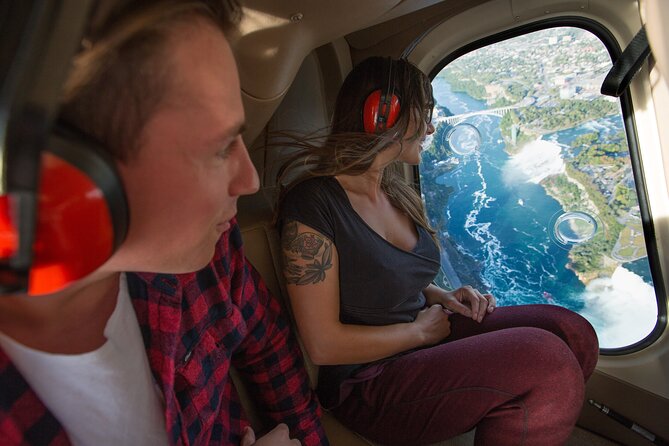 Rainbow Air Helicopter Tours over Niagara Falls 2025 - The route toward the Rainbow Bridge