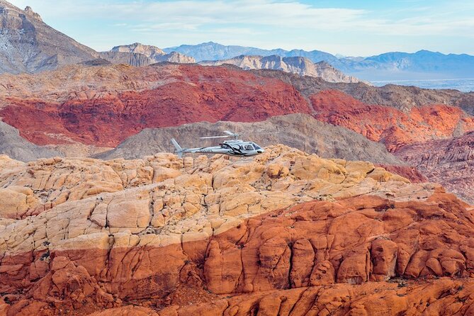 Red Rock Canyon Helicopter Air-Only Tour in Las Vegas - Red Rock Canyon from a six-seat helicopter