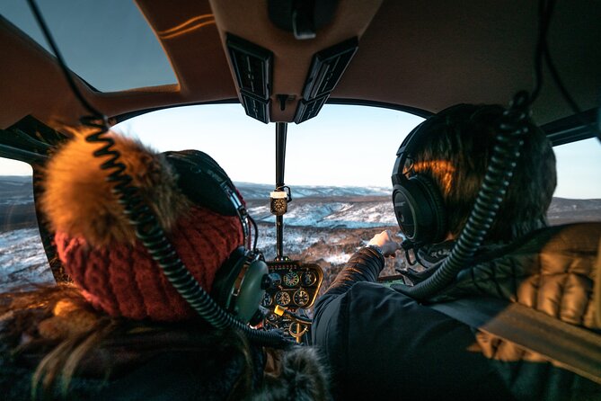 Reindeer and Heli Flightseeing Day Trip with Lunch - Taking off over the Alaskan Arctic