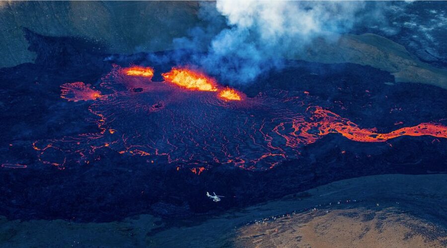 Reykjanes: Fagradalsfjall Eruption Helicopter Tour - Seeing Fagradalsfjall from the air