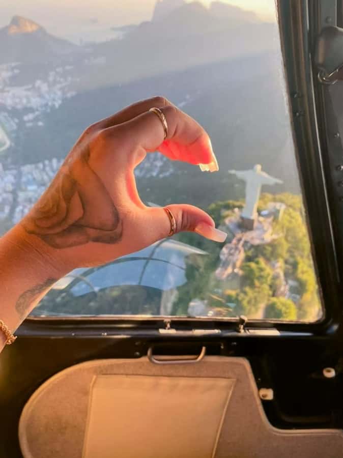 Rio de Janeiro: Helicopter Flight Christ the Redeemer 30 min - Copacabana Fort and the sweep of Copacabana Beach