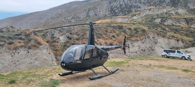 Santorini: Helicopter Sightseeing Flight Over Caldera - The heliport arrival and safety briefing