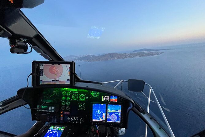 Santorini Helicopter Sightseeing Tours - Red Beach and the southern coast