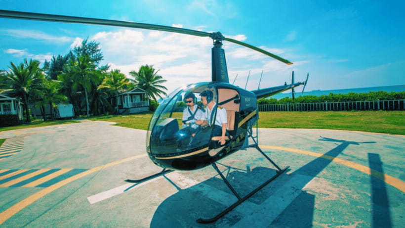 Sanya: Helicopter Tour over Haitang Bay with Atlantis Views - Choosing the 3 km Atlantis route