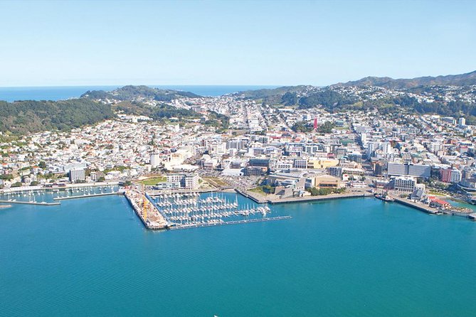 Scenic Wellington Helicopter Flight - Lifting off from Queens Wharf