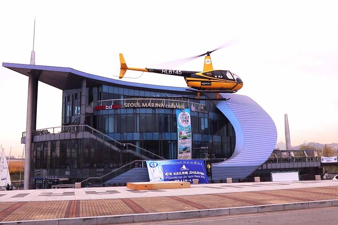 Seoul Helicopter Tour - Nami Island from the air