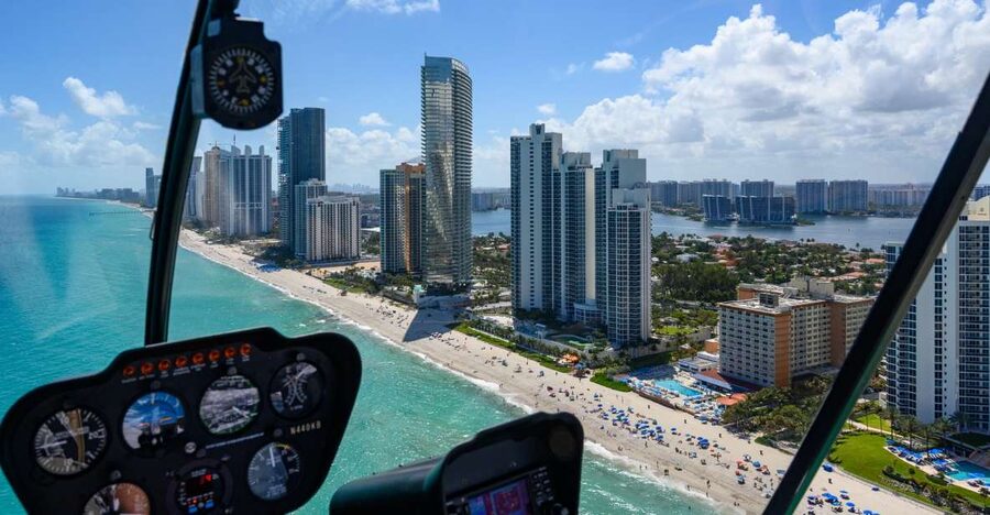 Sunset Helicopter Tour: Fort Lauderdale-Miami Beach - Downtown Miami, Miami Port, and Star Island