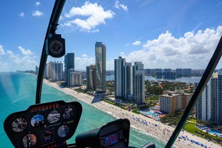 Sunset Helicopter Tour: Fort Lauderdale-Miami Beach - Starting at KEEN FLY