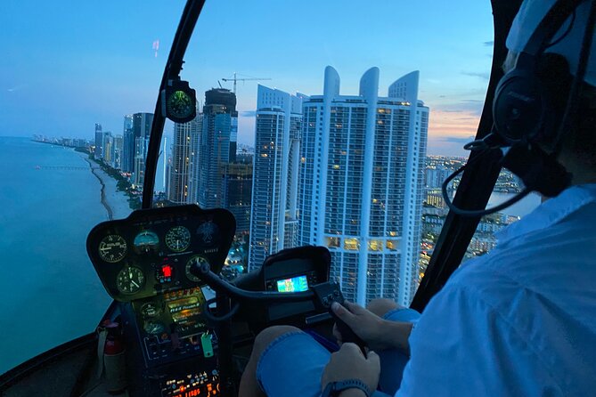 Sunset Helicopter Tour-Miami Iconic Coast and City Views - Sunny Isles and the modern Miami shore
