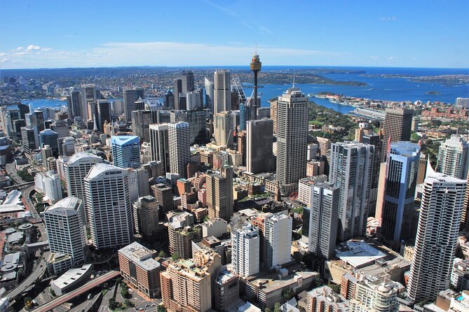 Sydney Grand Tour by Helicopter - Headsets, windows, and taking photographs