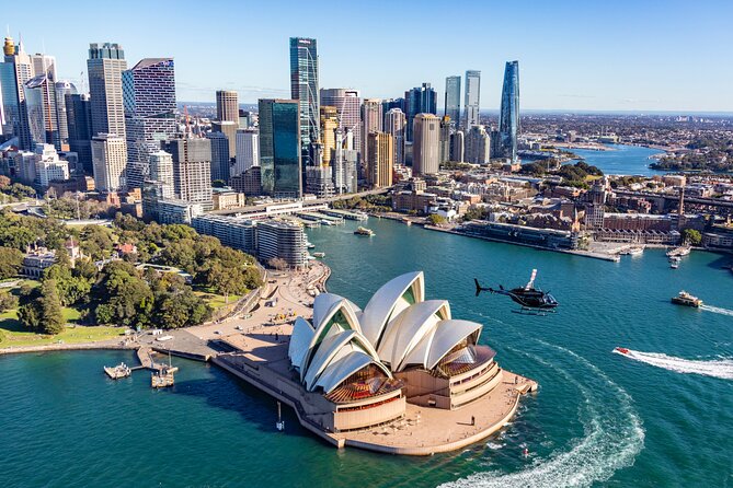 Sydney Grand Tour by Helicopter - Checking in at Mascot before takeoff