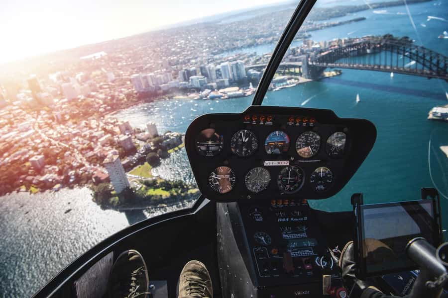 Sydney Harbour: 20 Minute Private Helicopter Flight for 2 - Bondi Beach and Sydney’s open coast
