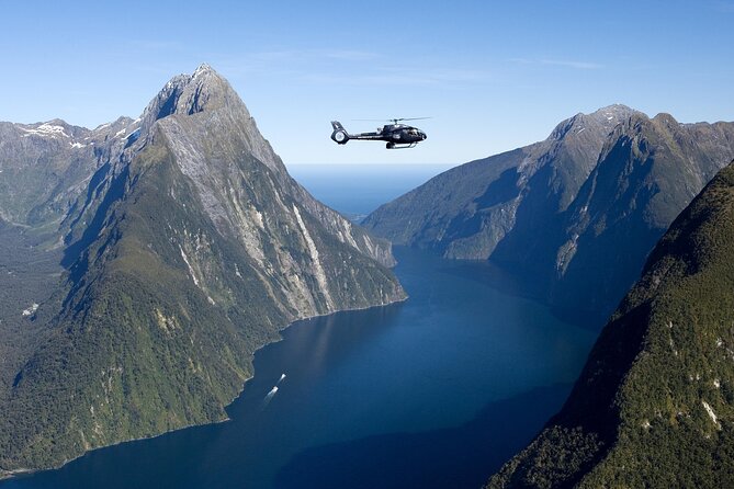 The Ultimate Milford Sound Experience by Helicopter from Queenstown - A deserted West Coast beach