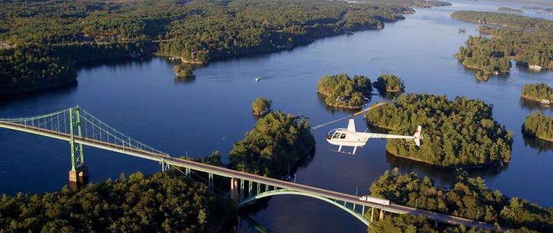 Thousand Islands: Helicopter Tour with Cider Mill and Lunch - Taking off from Gananoque Heliport