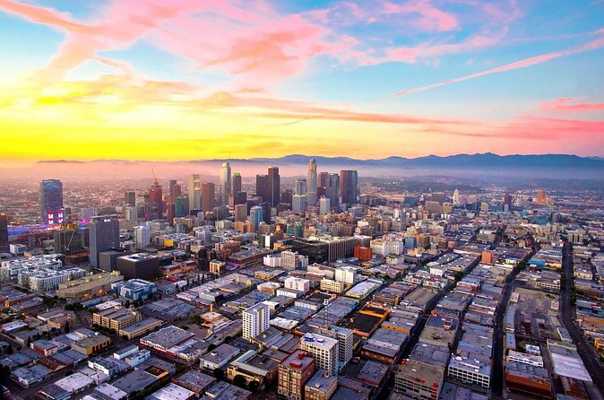Ultimate Tour of Los Angeles by Helicopter - Venice Beach and Santa Monica Pier from above