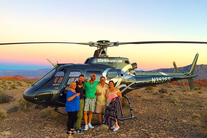 Valley of Fire Helicopter Tour and Landing with Champagne Toast - What $329 Buys You