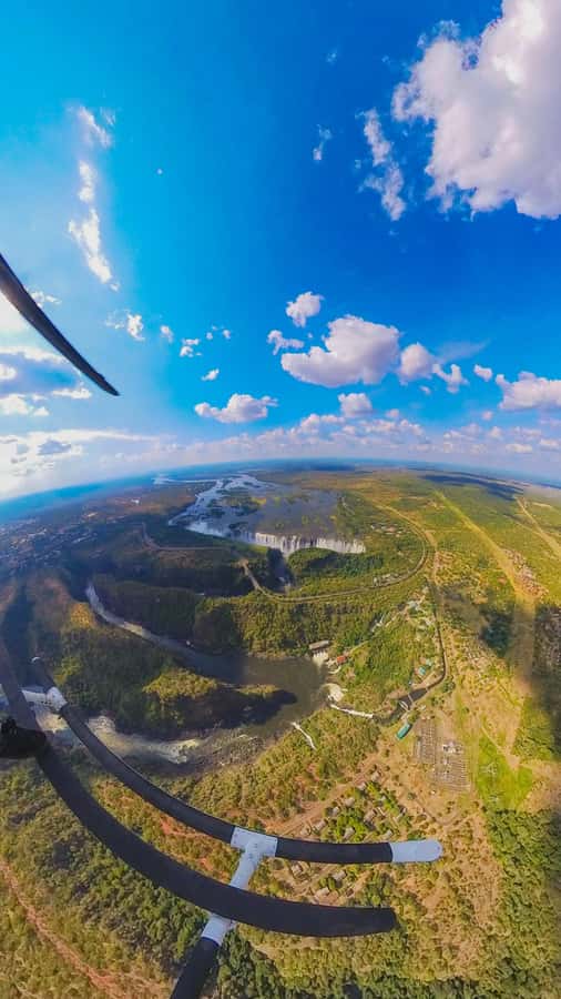 Victoria Falls: Flight of Angels Helicopter Experience - Photography from the bubble windows
