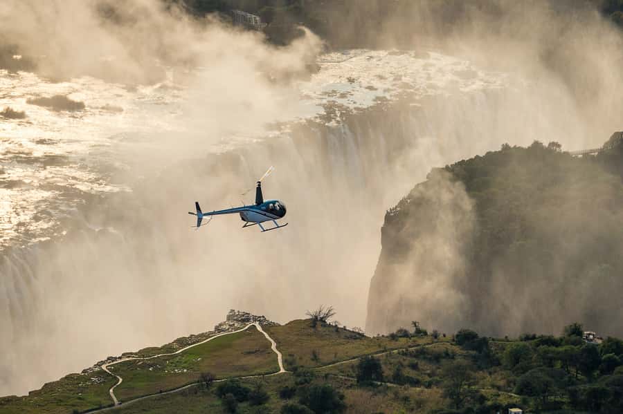 Victoria Falls Helicopter Flights - The 15-minute flight: the essential Victoria Falls view