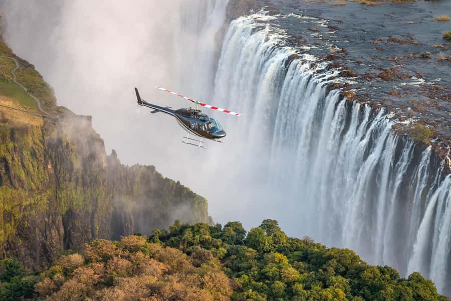 Victoria Falls Helicopter Flights - The 22-minute flight: adding Batoka Gorge
