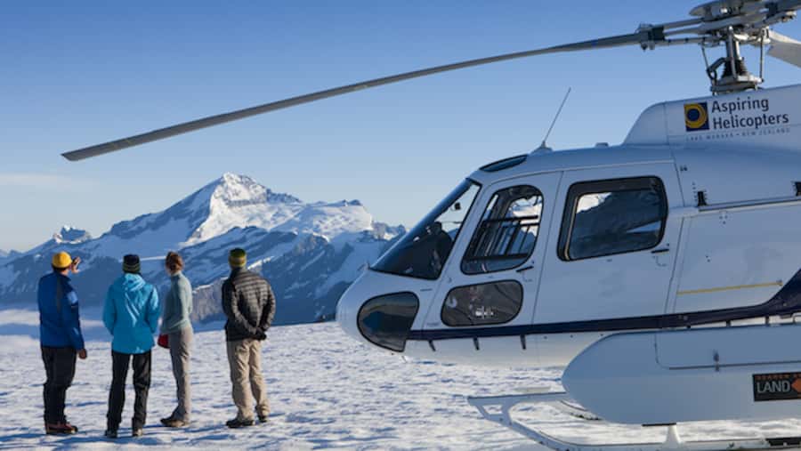 Wanaka: Scenic Helicopter Flight with Glacier Experience - A small helicopter with a clear view for every passenger