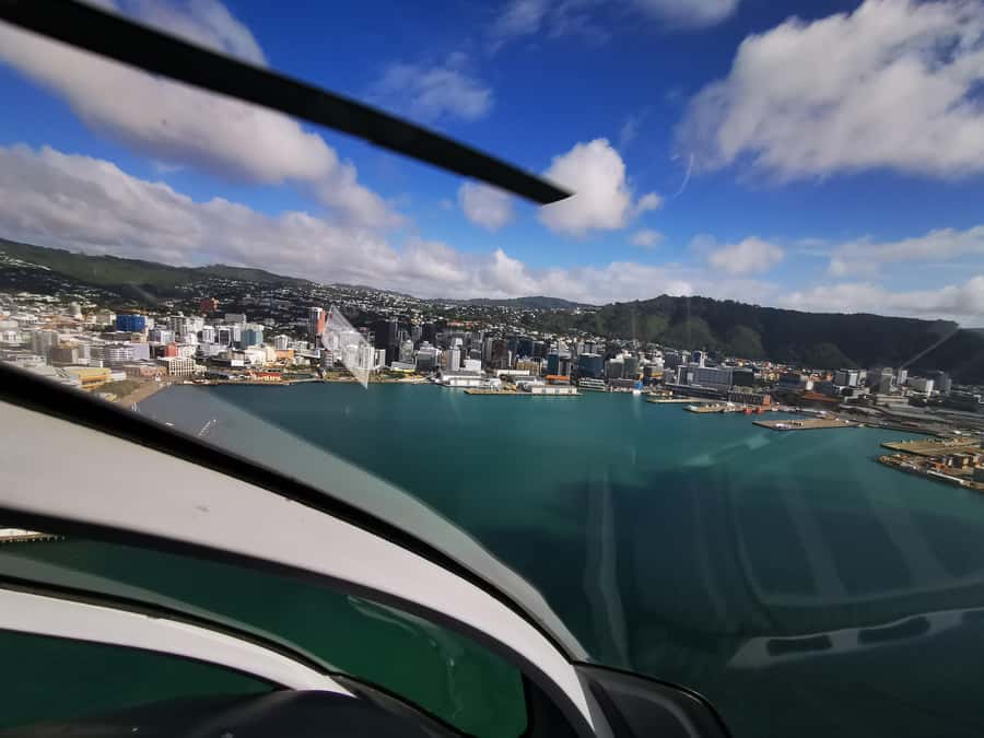 Wellington Helicopter Scenic Flight - Wellington’s CBD from above