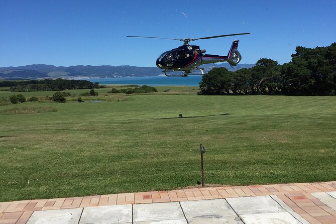 Wharekauhau Heli-lunch from Wellington - Time to relax before the return flight