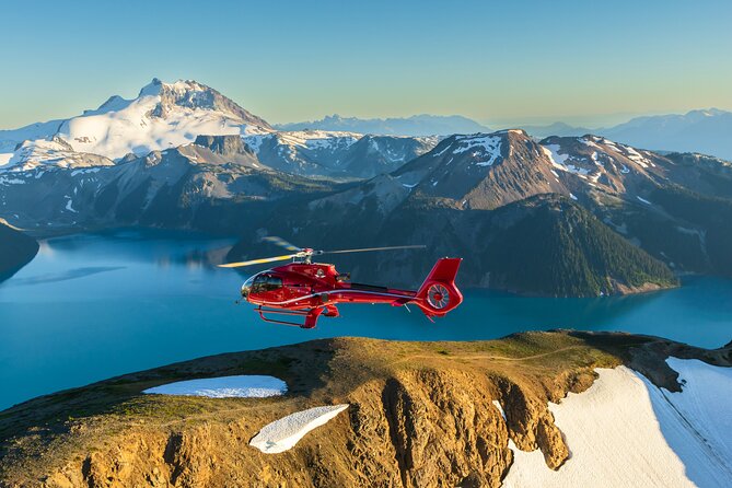 Whistler Helicopter Tour + Mountain Landing - Seeing the Peak 2 Peak Gondola from above