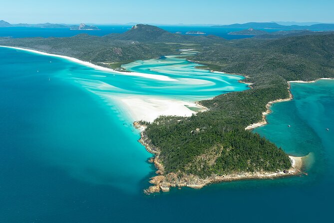 Whitehaven From Above - 30 minute Whitsunday Helicopter Tour - The return over Whitsunday Island’s western side