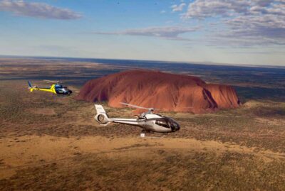 Yulara: Uluru and Kata Tjuta Sunset Helicopter Tour